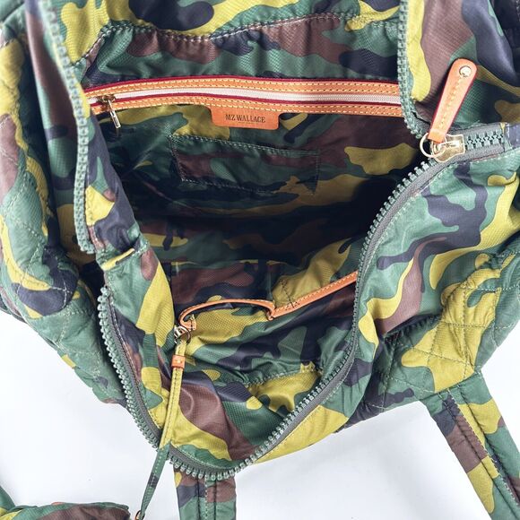 MZ Wallace Camouflage Tote Bag - Green, Brown, Black medium - Picture 6 of 7